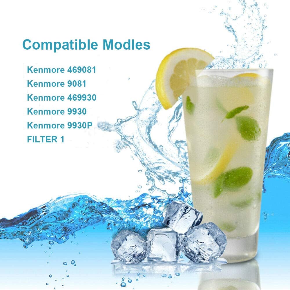 White Refrigerator Water Filter (3 PACKS) I706