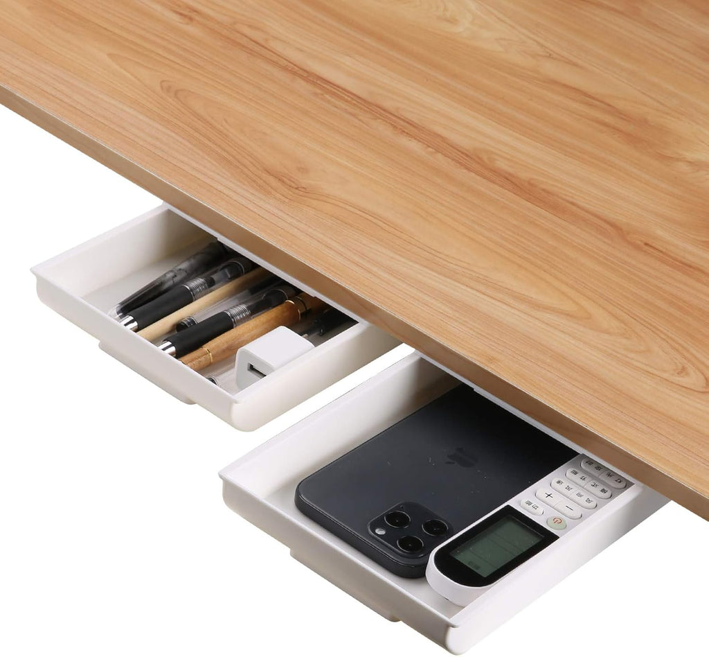 2-Pack White Large Pop-Up Desk Drawer Organizer Y6209
