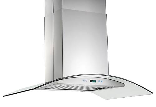 36x22 600 CFM Convertible Island Range Hood Q102
