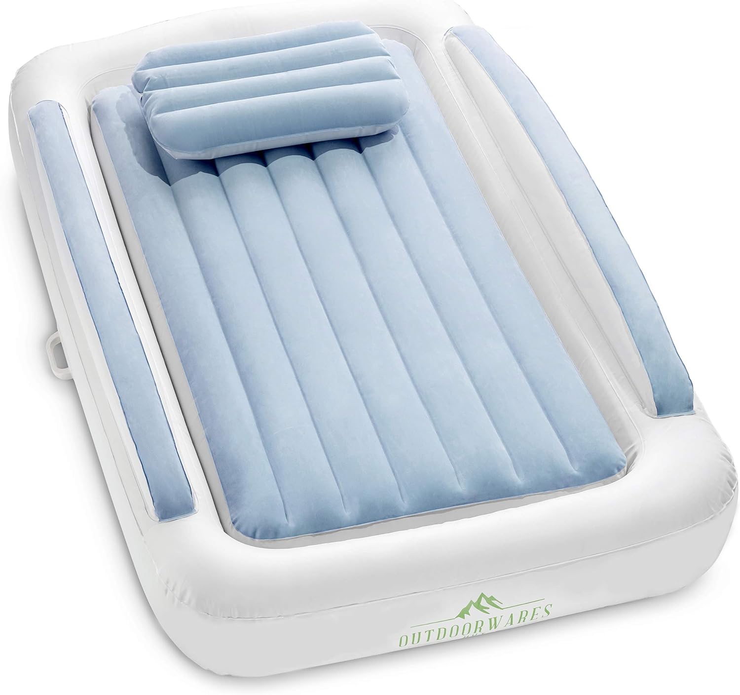 Blue Inflatable Travel Bed for Kids Q88630