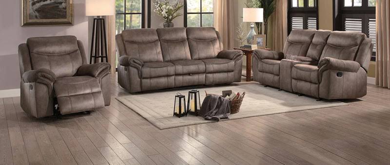 Brown Glider Reclining Chair W7672