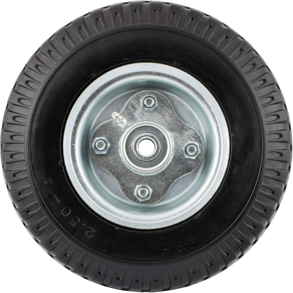 2.80/2.50-4 Flat Free Hand Truck Tire on Wheel K1152