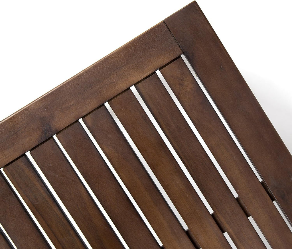 White Base / Dark Brown Top Acacia Wood Coffee Table O575890