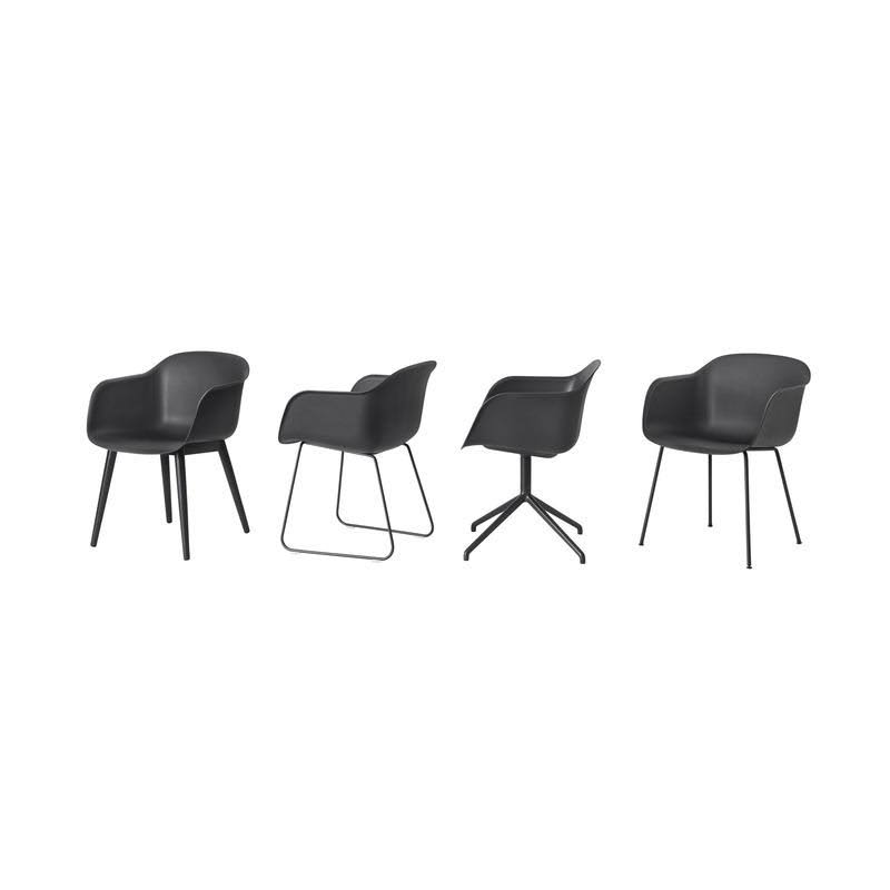 Black Fiber Armchair S7940