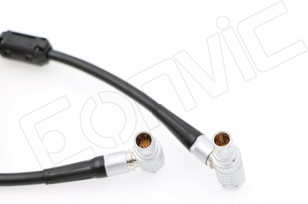Right Angle 16 pin to 16 pin LCD/EVF Cable for Red Epic Camera M4076