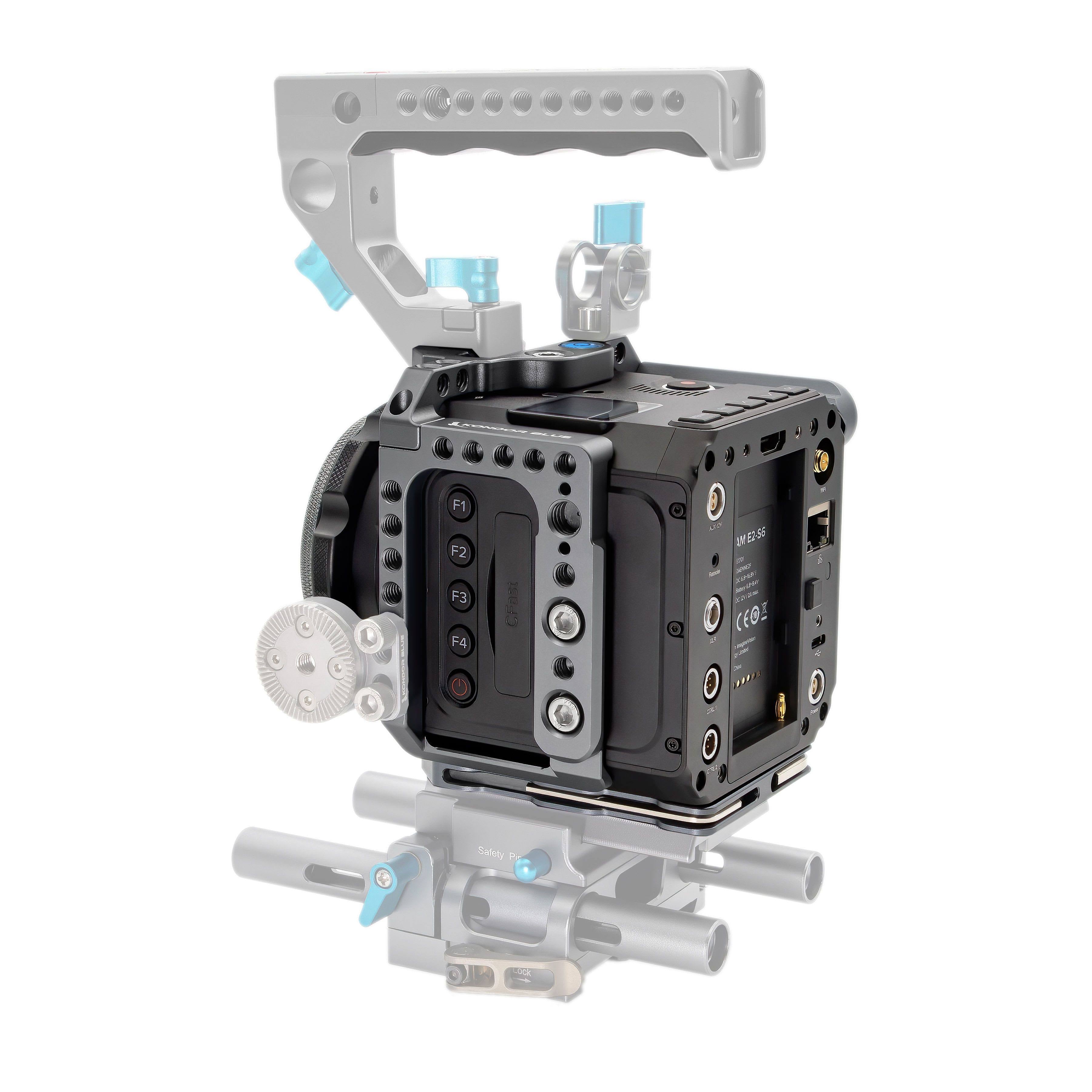Cage with Top Handle for Z Cam E2-S6, E2-F6, and E2-F8 (Space Gray) W93203