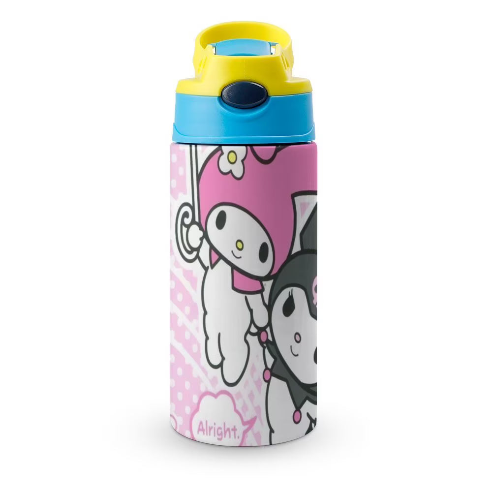 Stainless Steel Vacuum Insulated Water Bottle with Straw N3502