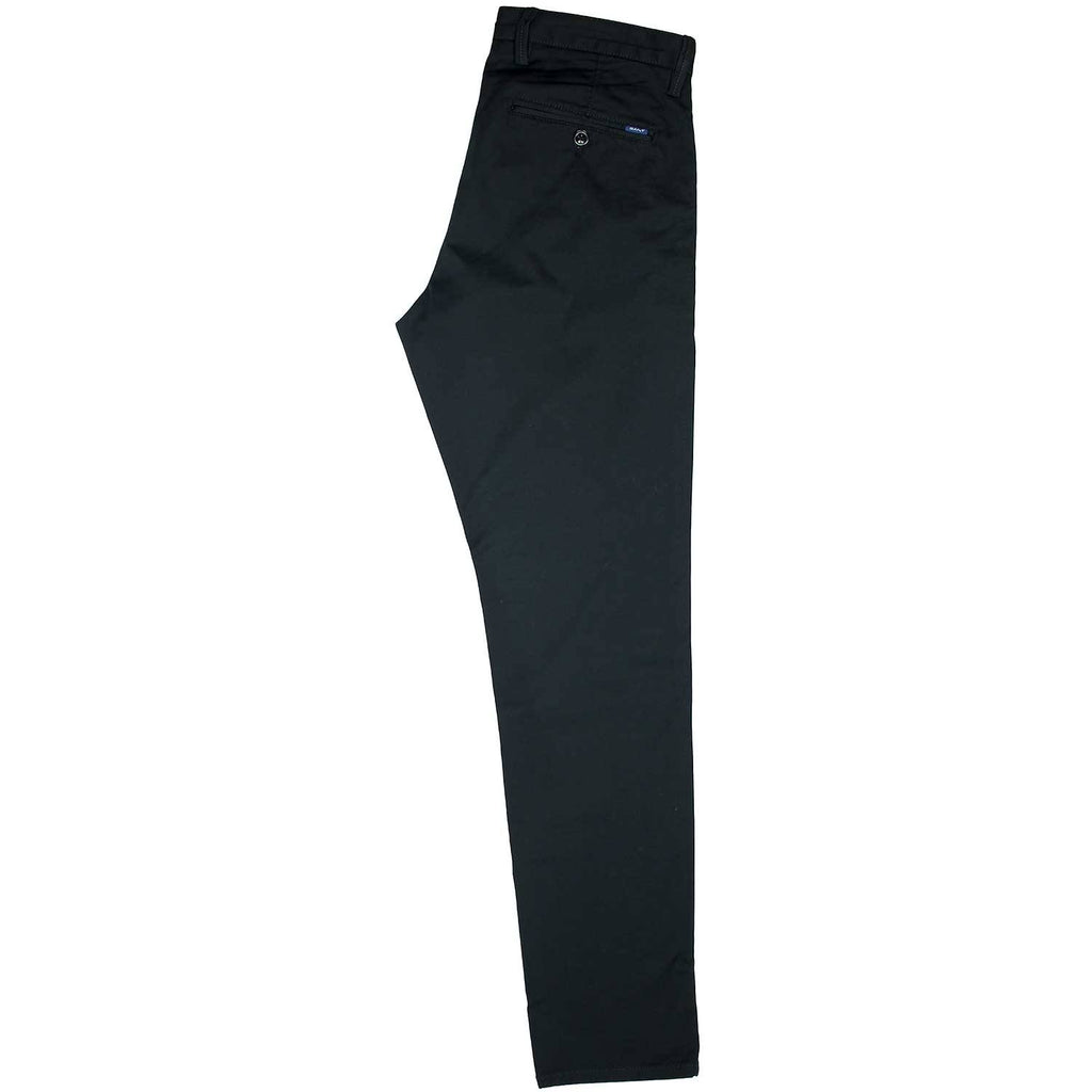 Slim Fit Twill Chinos, Black I395619