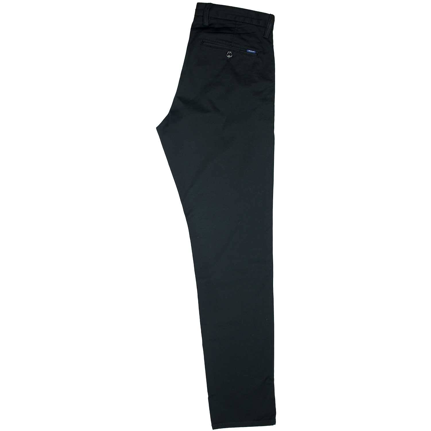 Slim Fit Twill Chinos, Black I395619