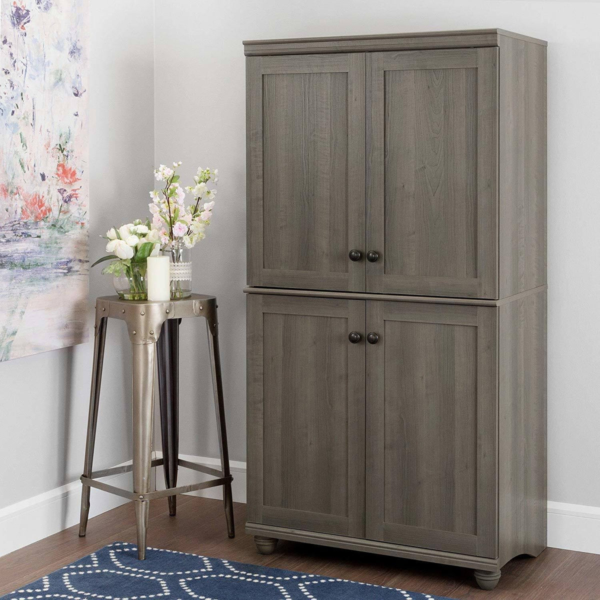 Gray Maple Armoire J270096