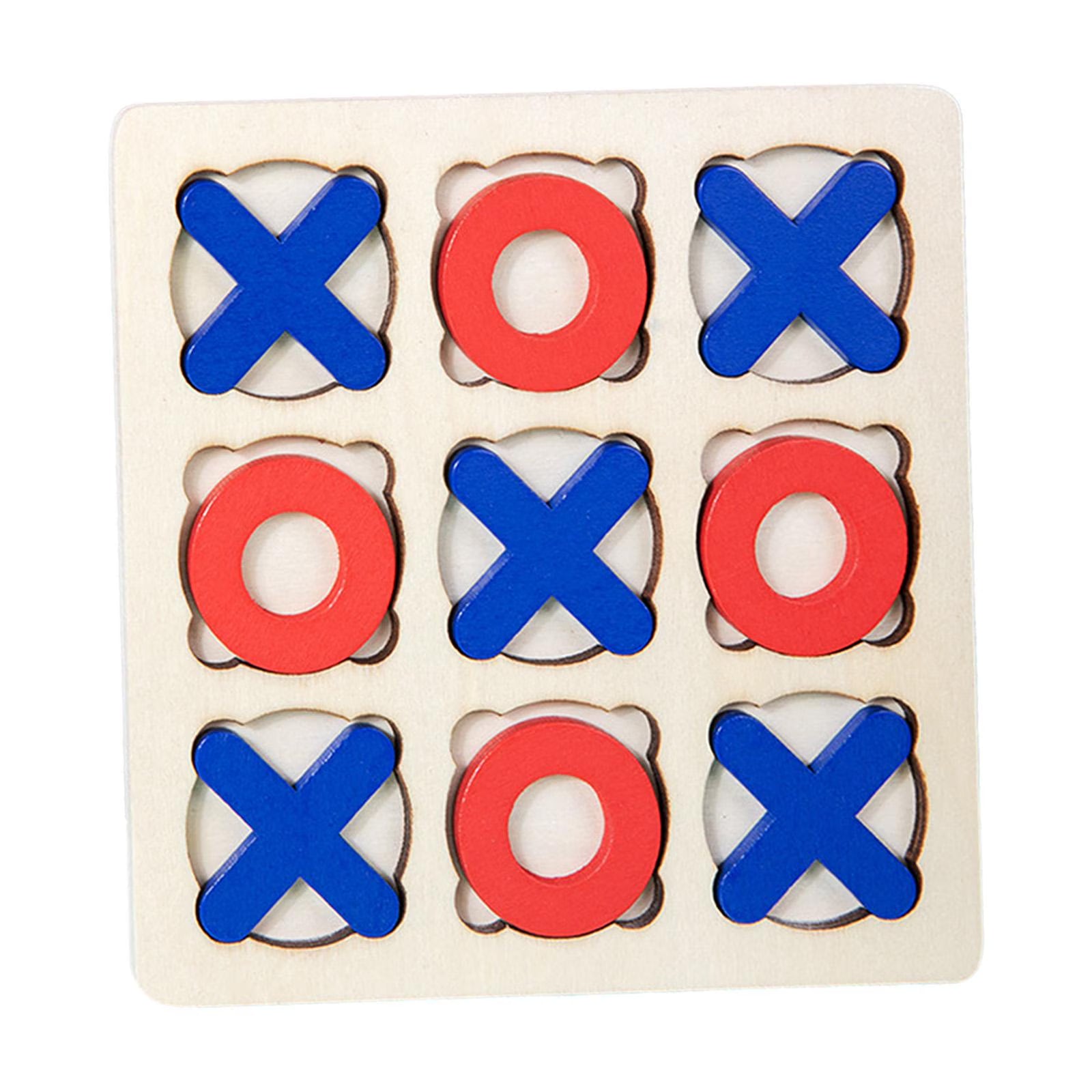 Wooden Tic Tac Toe Board Game T7980