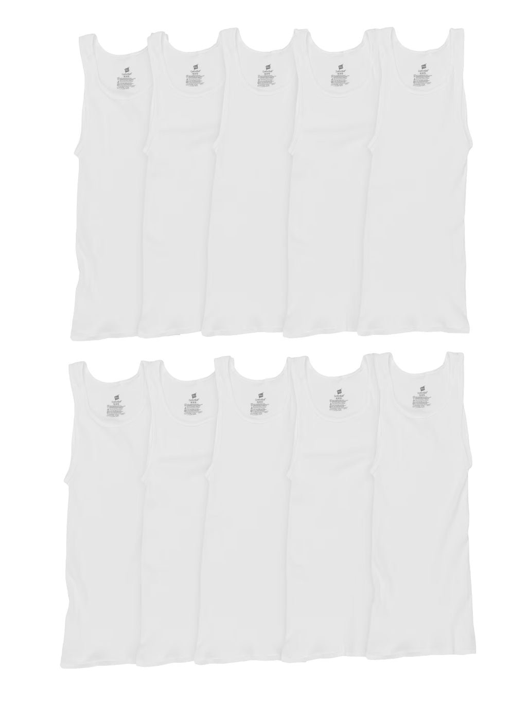 White Tank Undershirts, 10 Pack V837678