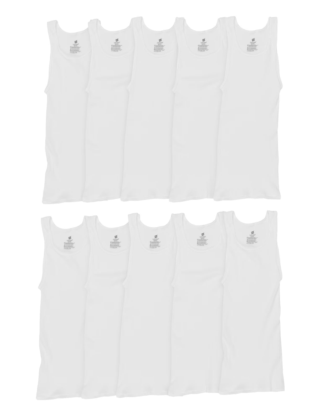 White Tank Undershirts, 10 Pack V837678