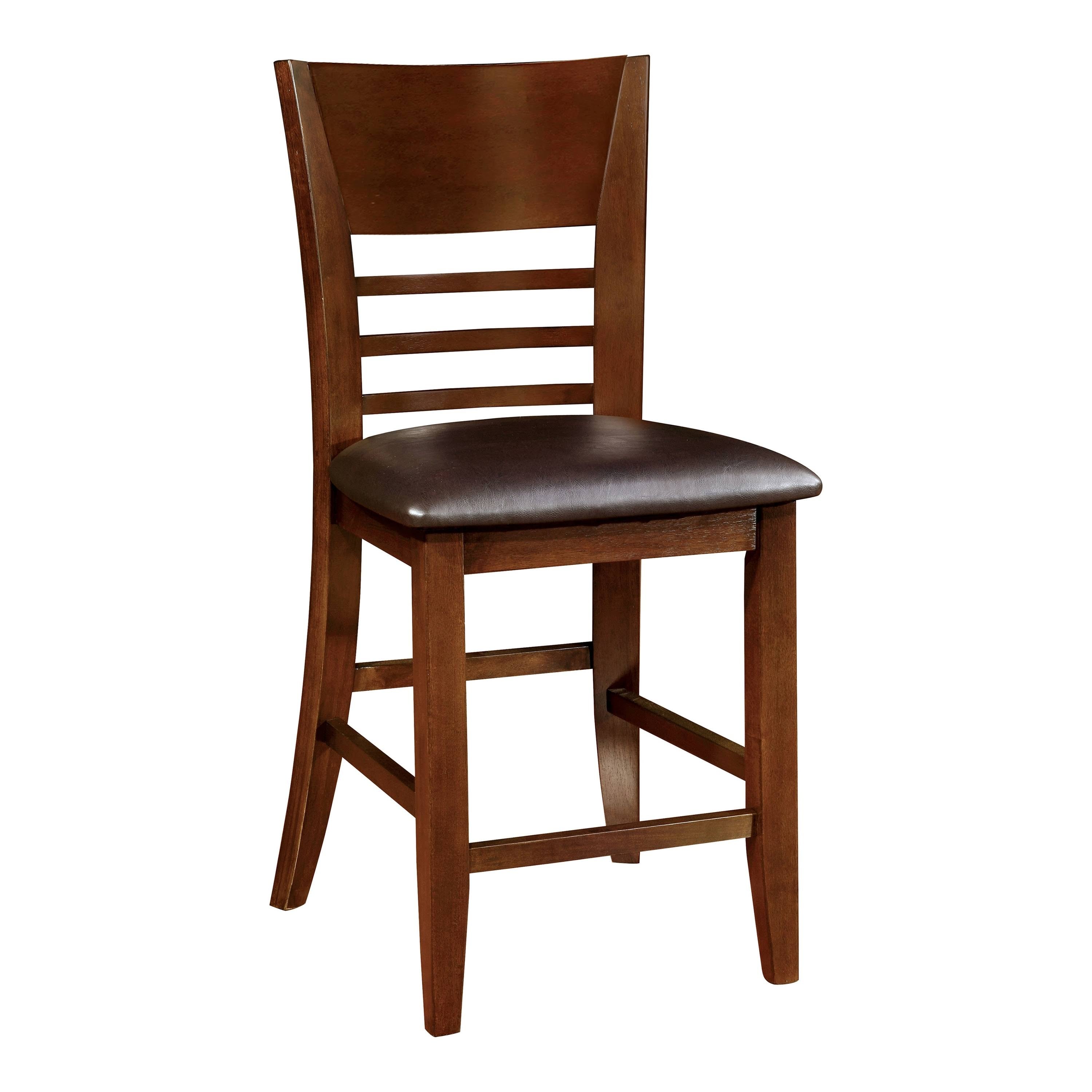 Cherry Counter Chair Set of 2 J37737