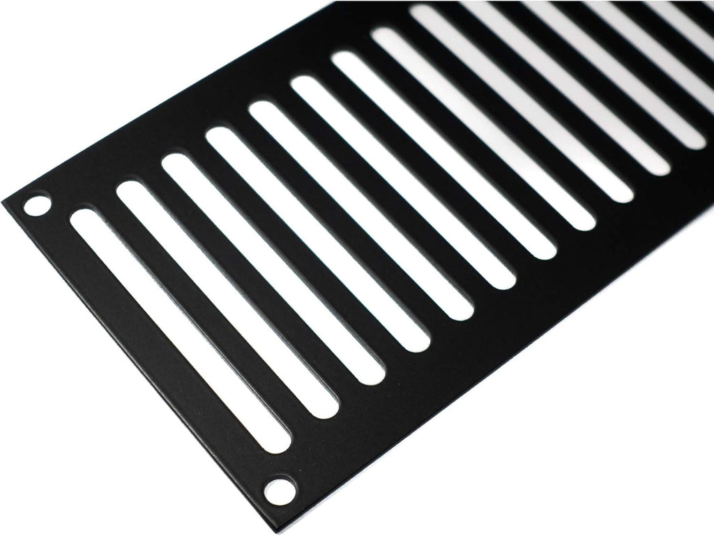 Black Stainless Steel Fire Pit Enclosure Vent, Set of 2 L3968