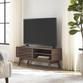 46 Scandinavian TV Stand with Slatted Door P113