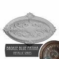 Bronze Blue Patina Ceiling Medallion X503357