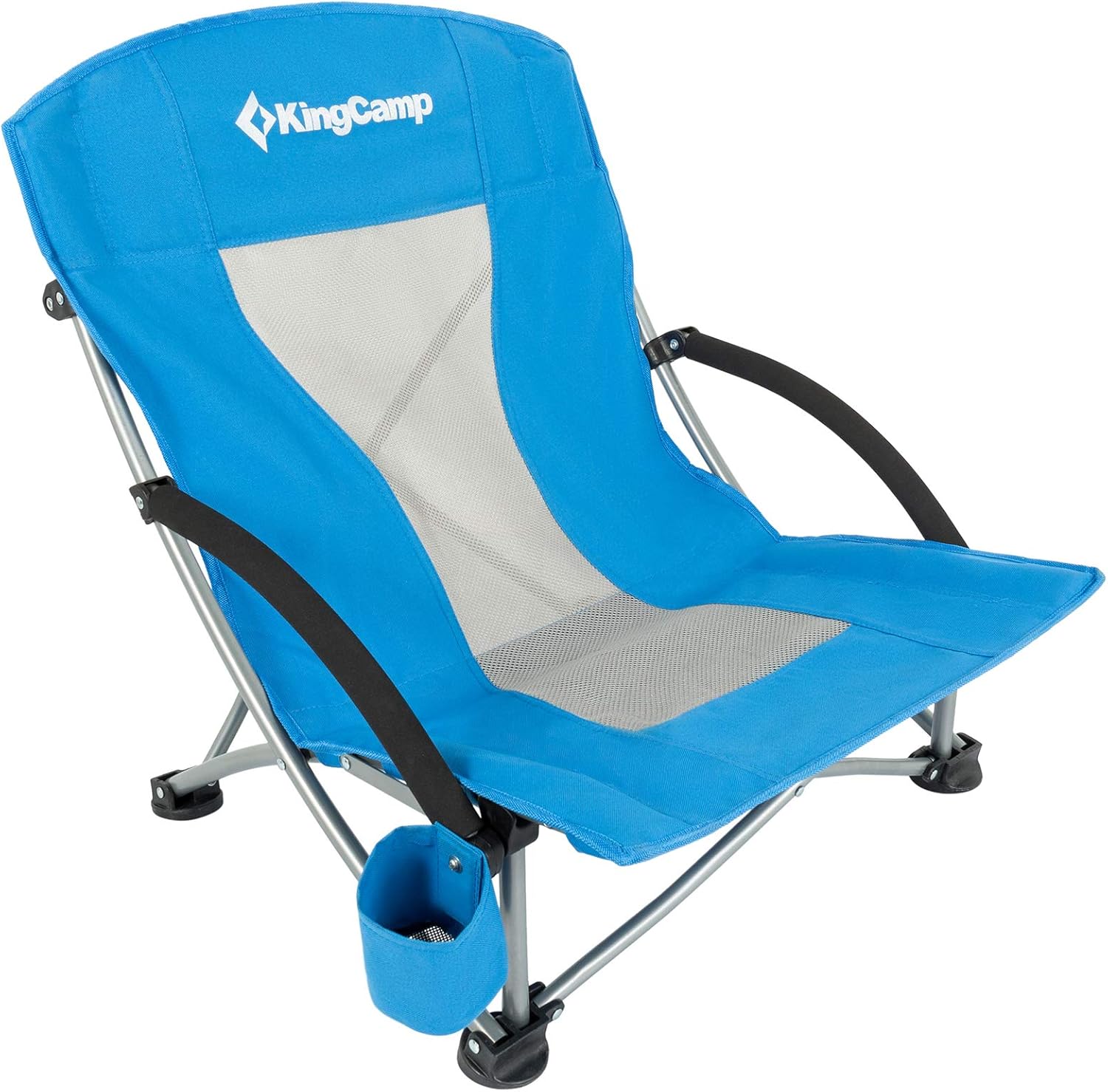 Low Sling Mesh Beach Chair with Carry Bag D730119