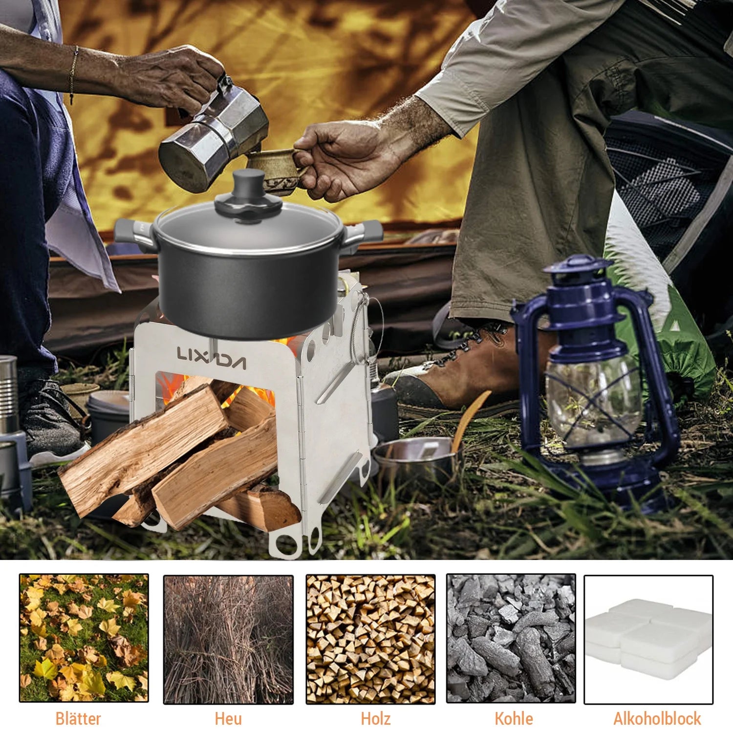 Ultralight Portable Folding Camping Stove L726