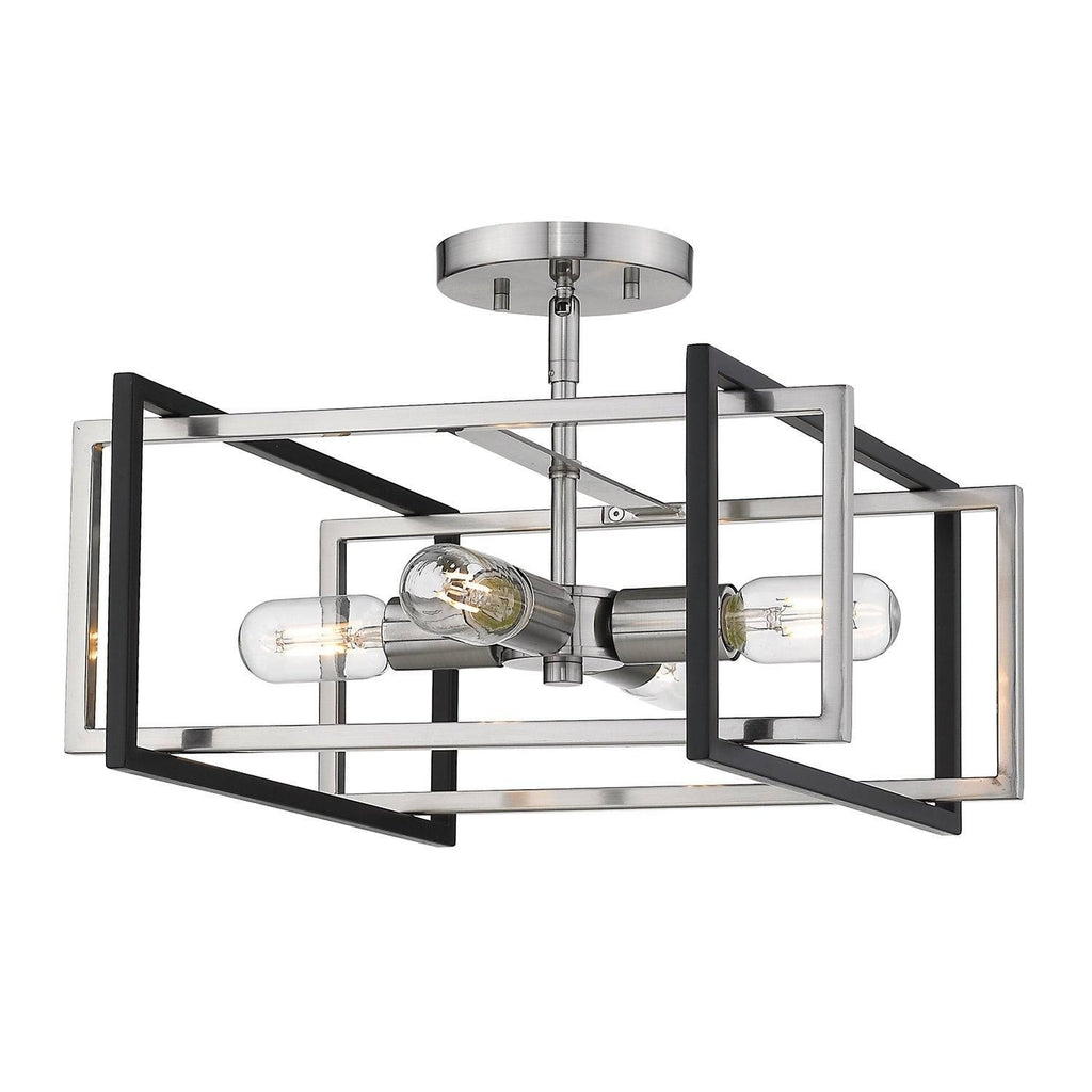 Pewter Semi-Flush Mount Light M96790