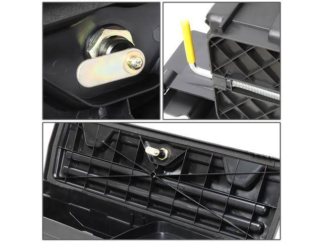 16 in Pickup Truck Bed Wheel Well Storage Tool Box with Lock and Key M4651