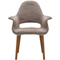 Taupe Fabric Seat Dining Chair (Set of 2) K59410
