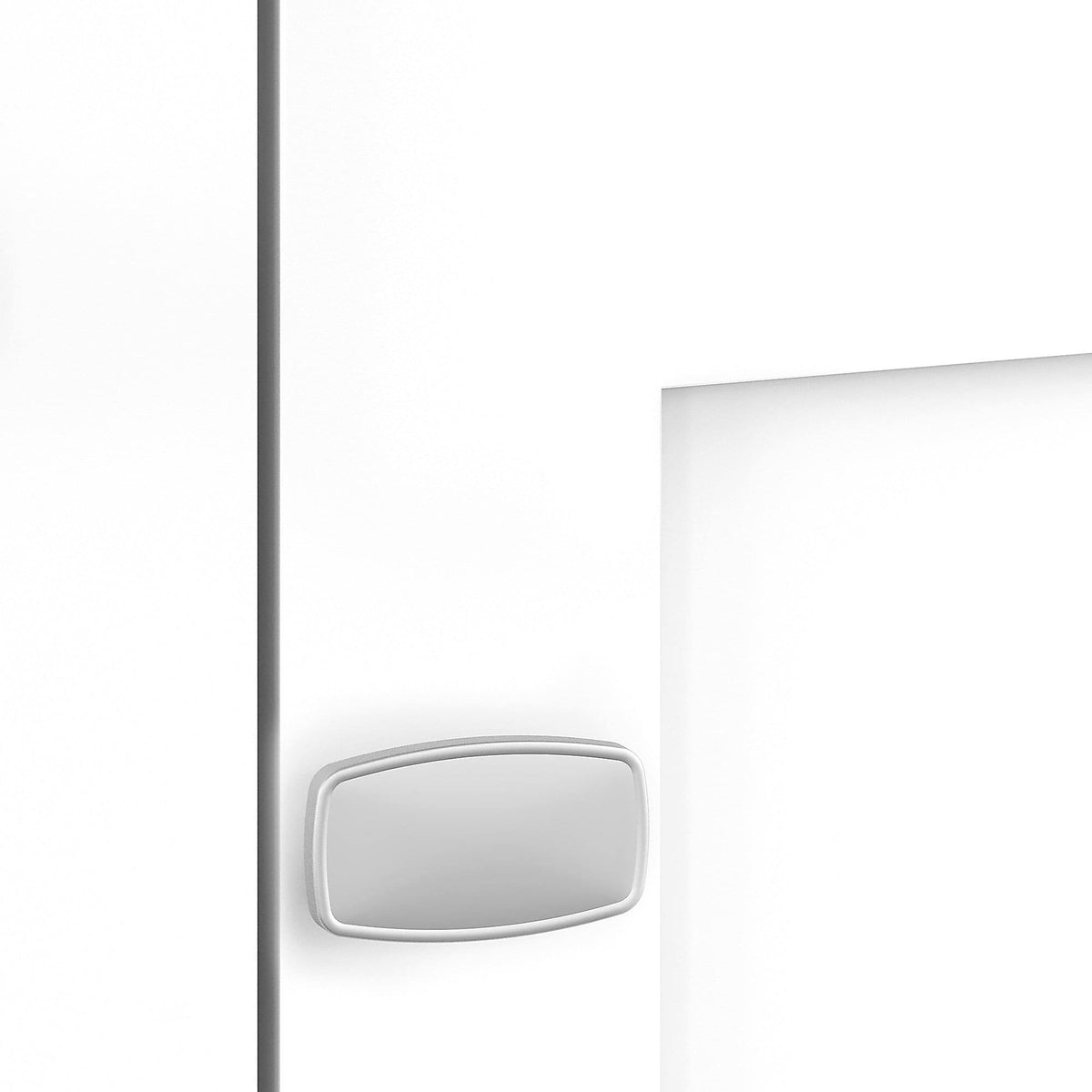 Pure White Accent Storage Cabinet with Doors K25092