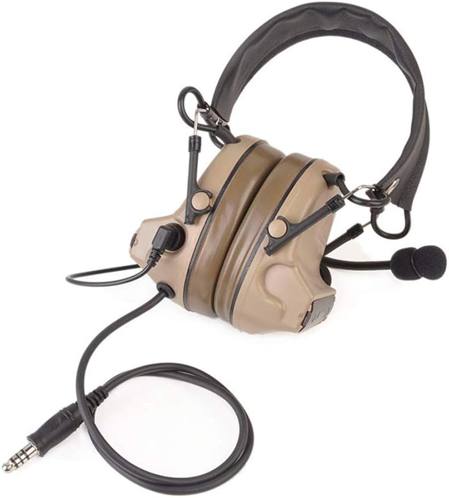 Closed-Ear Electronic Hearing Protection Earmuffs Communication Headset U28657