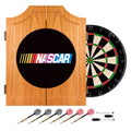 Beveled Wood Dart Cabinet Set X90907