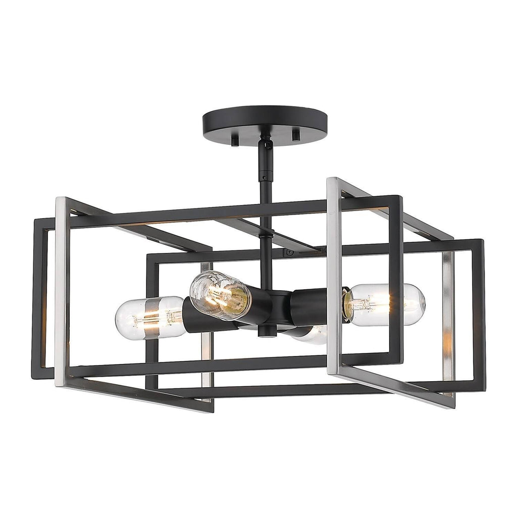 Pewter Semi-Flush Mount Light M96790