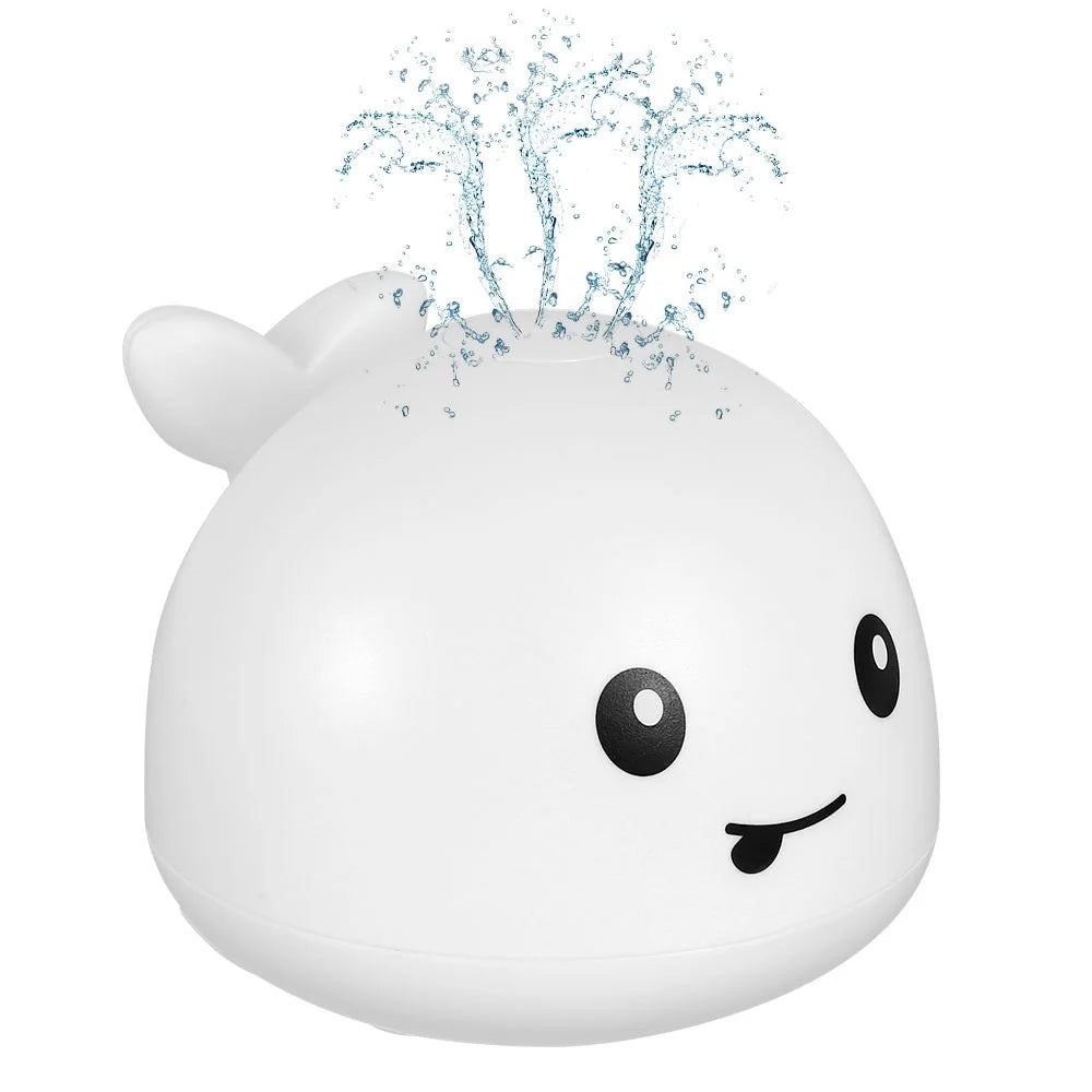Baby Bath Toy Light up Whale Bath Toy 2 in 1 Induction Water Spray Toy Automatic Sprinkler Bathtub Toy G631288