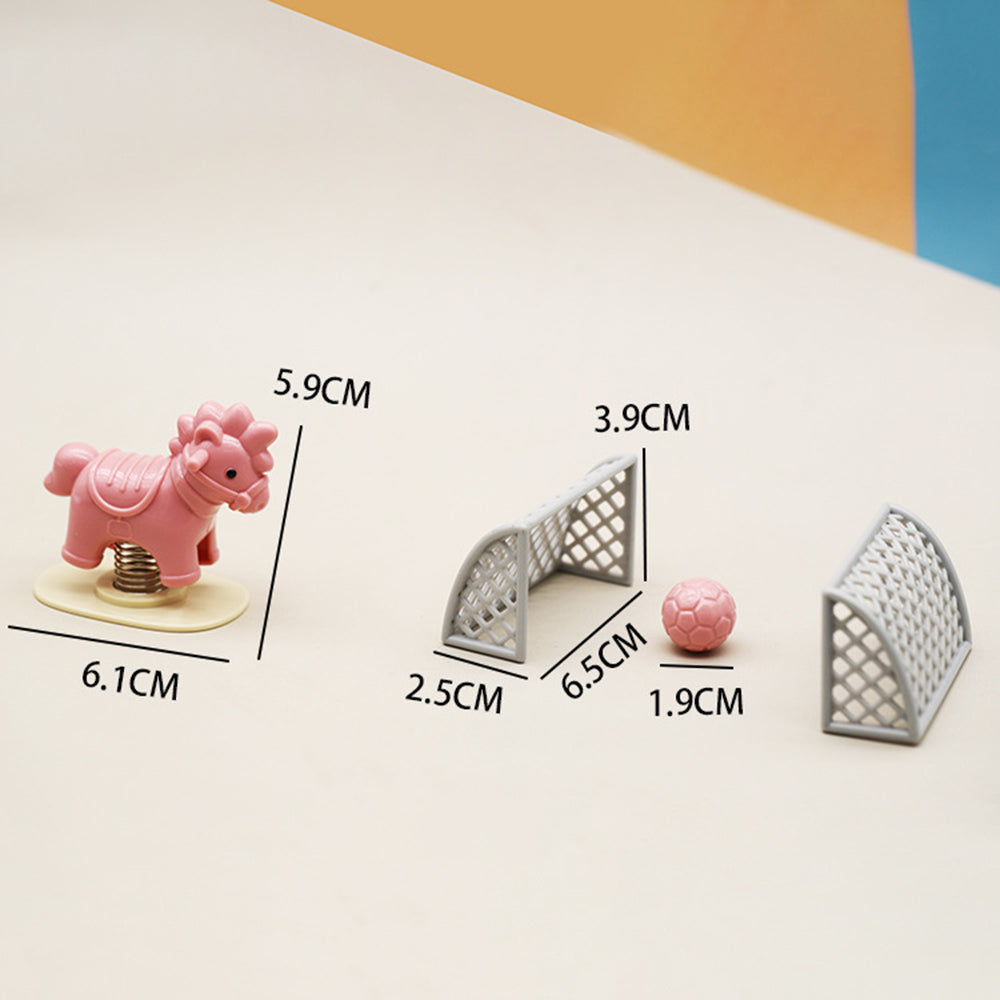 1/12 Scale Mini Slide Amusement Park Dolls House Decoration Accessory Toy Set M14583