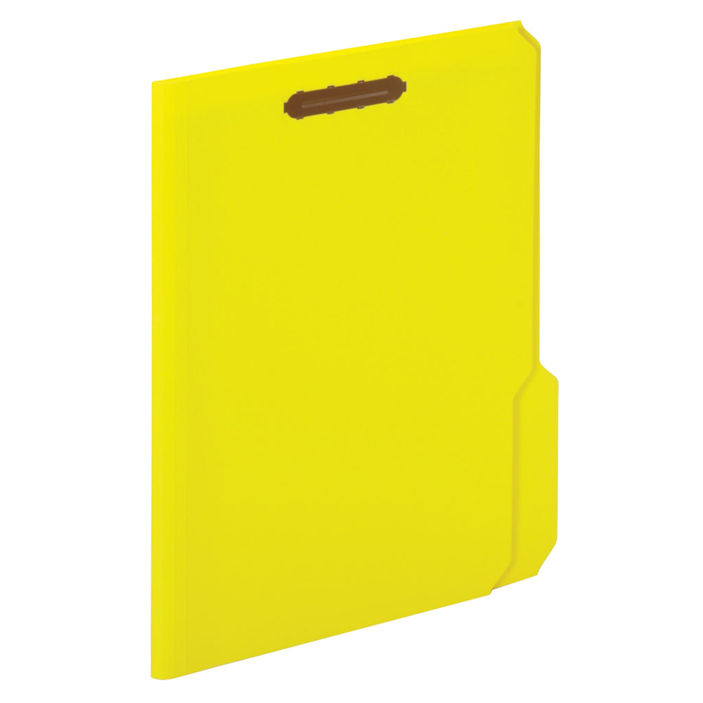 Yellow Letter Size Fastener File Folders, Pack Of 50 I8354