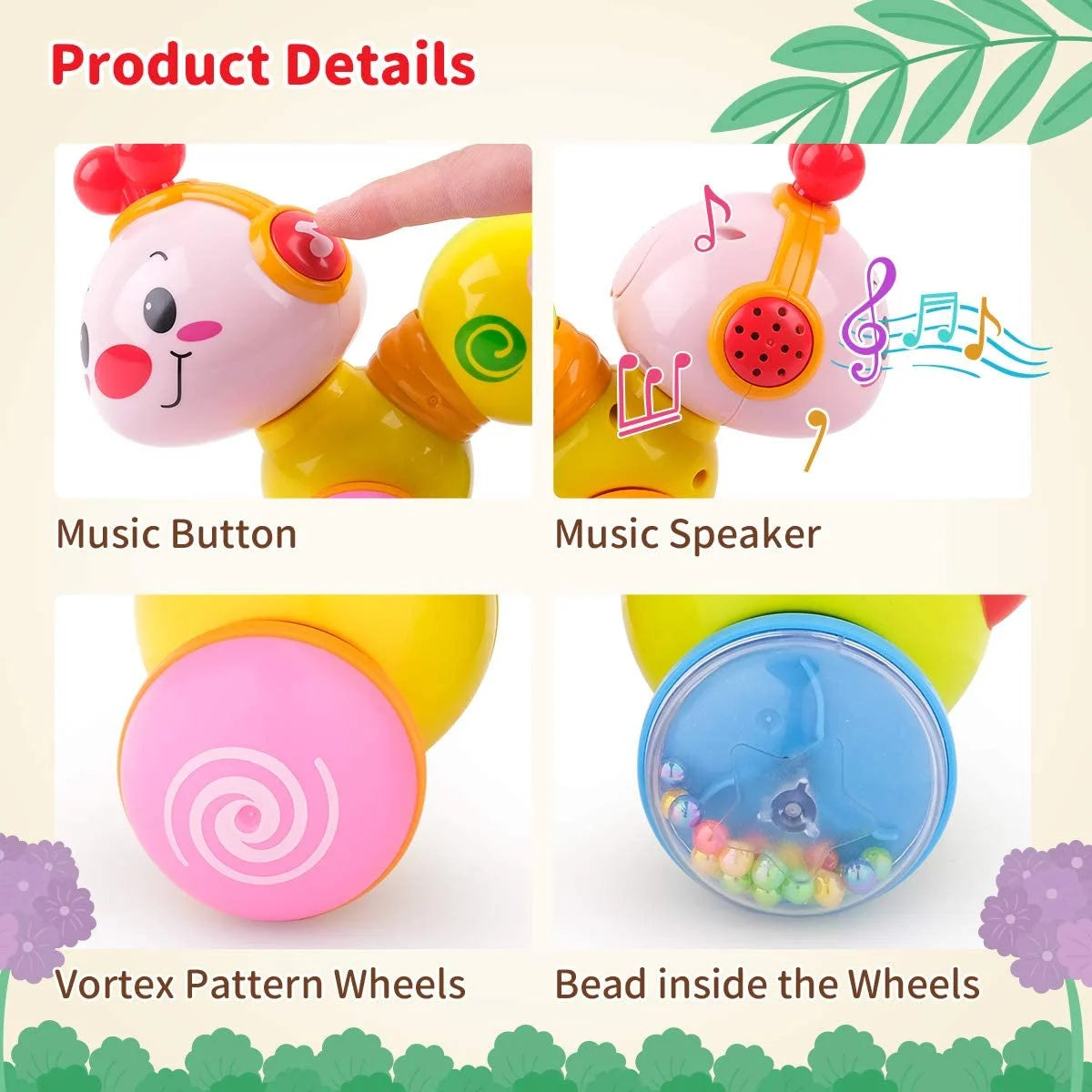 Infant Musical Crawling Toy with Light Up M631