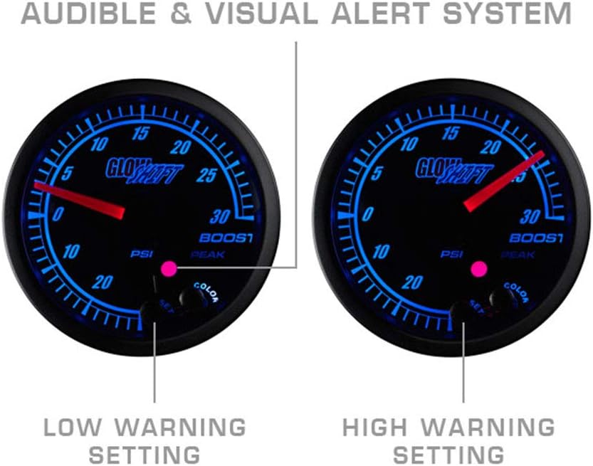 30 PSI Boost/Vacuum Gauge Kit with Electronic Pressure Sensor Z28931