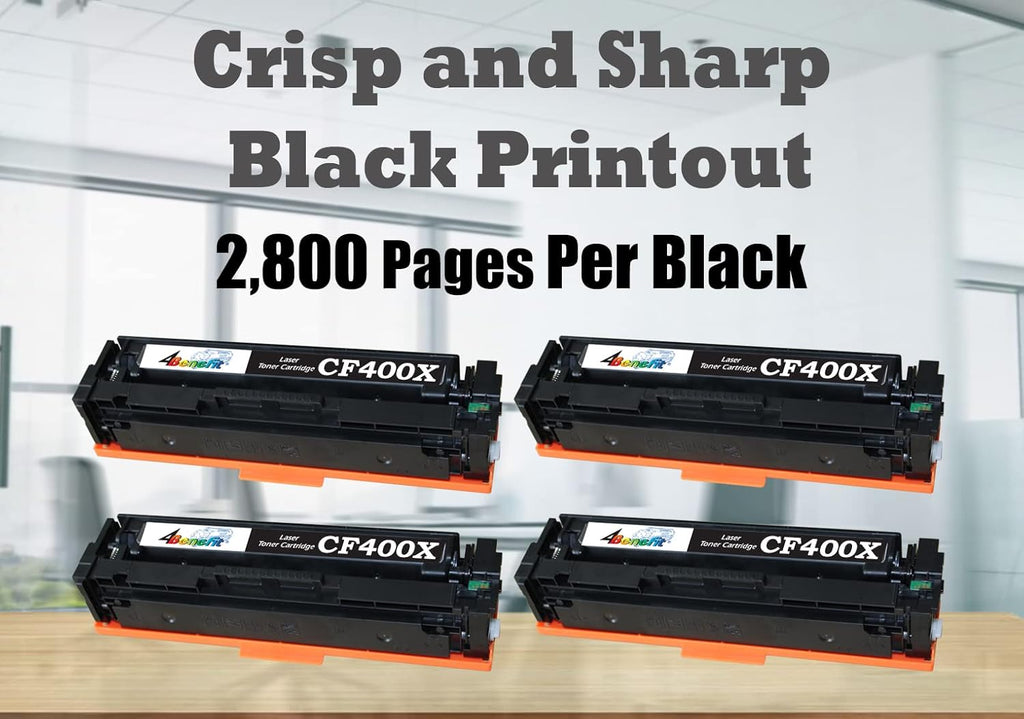 4x Black Toner Cartridge V71121