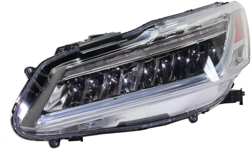 Headlight Assembly for Honda Accord 2017 Passenger Side LED T990