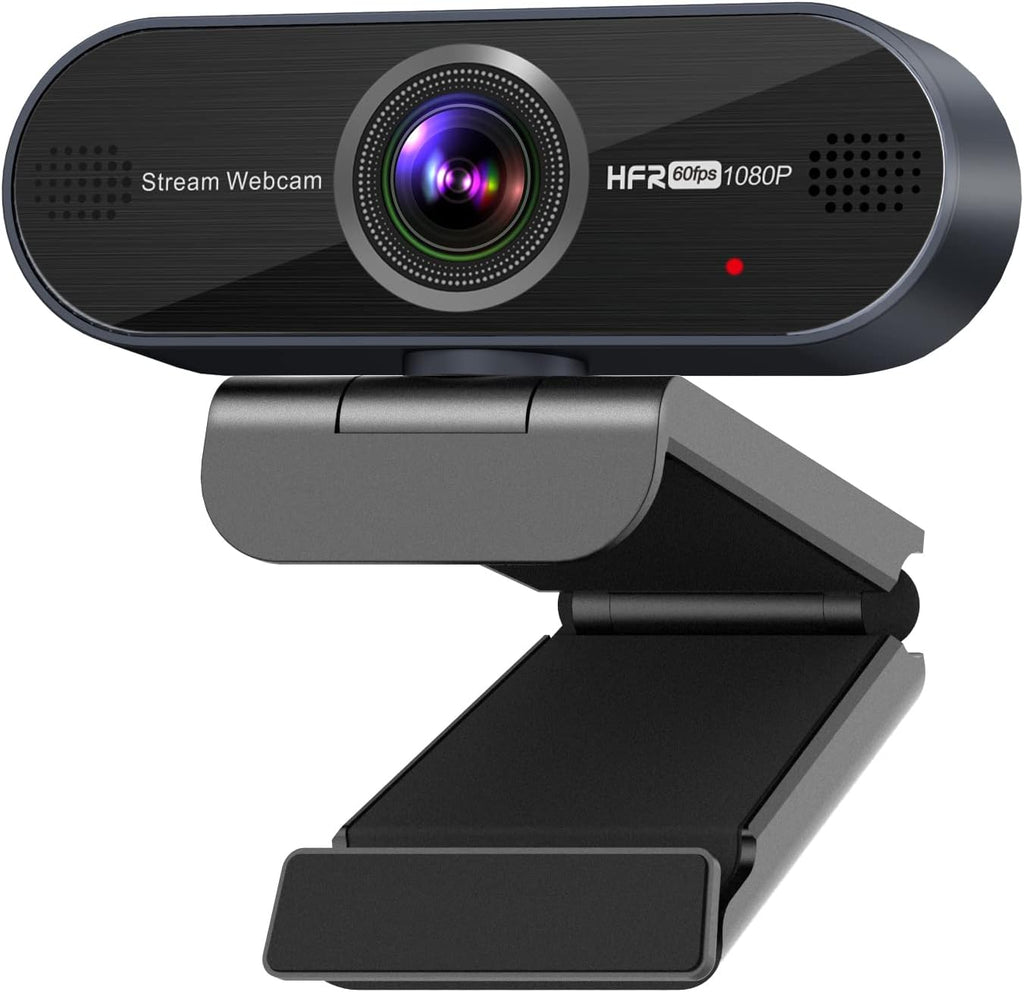 4K Webcam with Remote Control, Auto-Focus 120° Wide Angle, Dual Noise Reduction Mics N1487