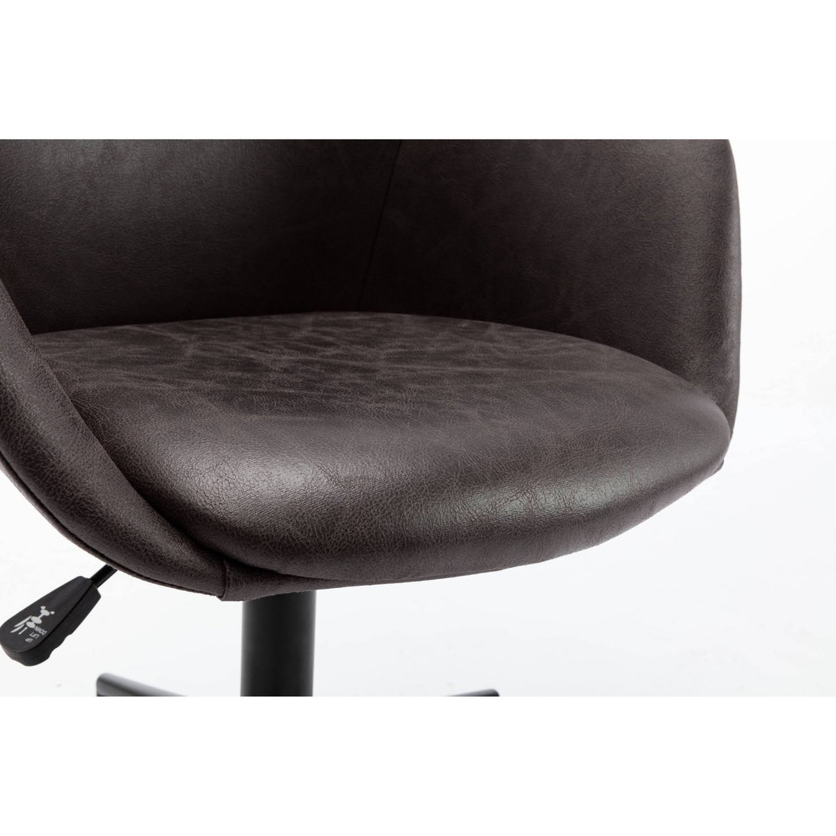 Modern Barrel Shaped Adjustable Swivel Office Chair - Black M194462