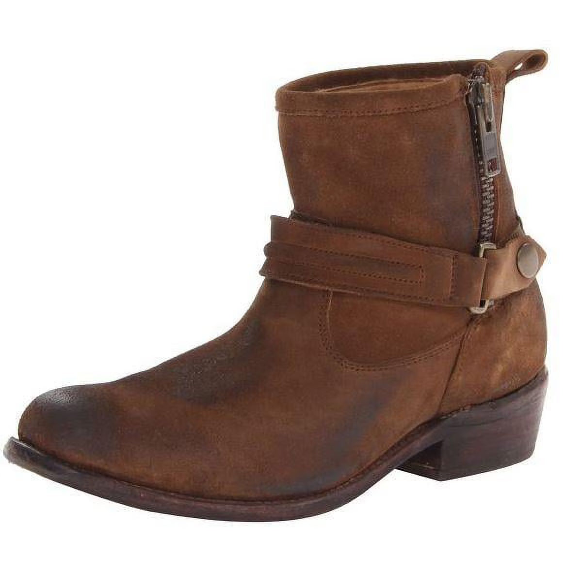 Vintage Leather Motorcycle Boots X1137