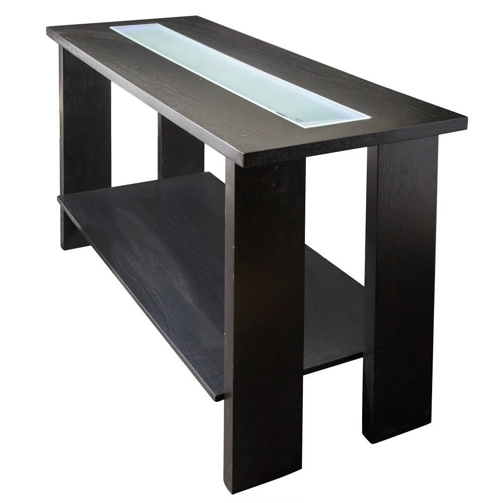 Espresso LED Sofa Table K148