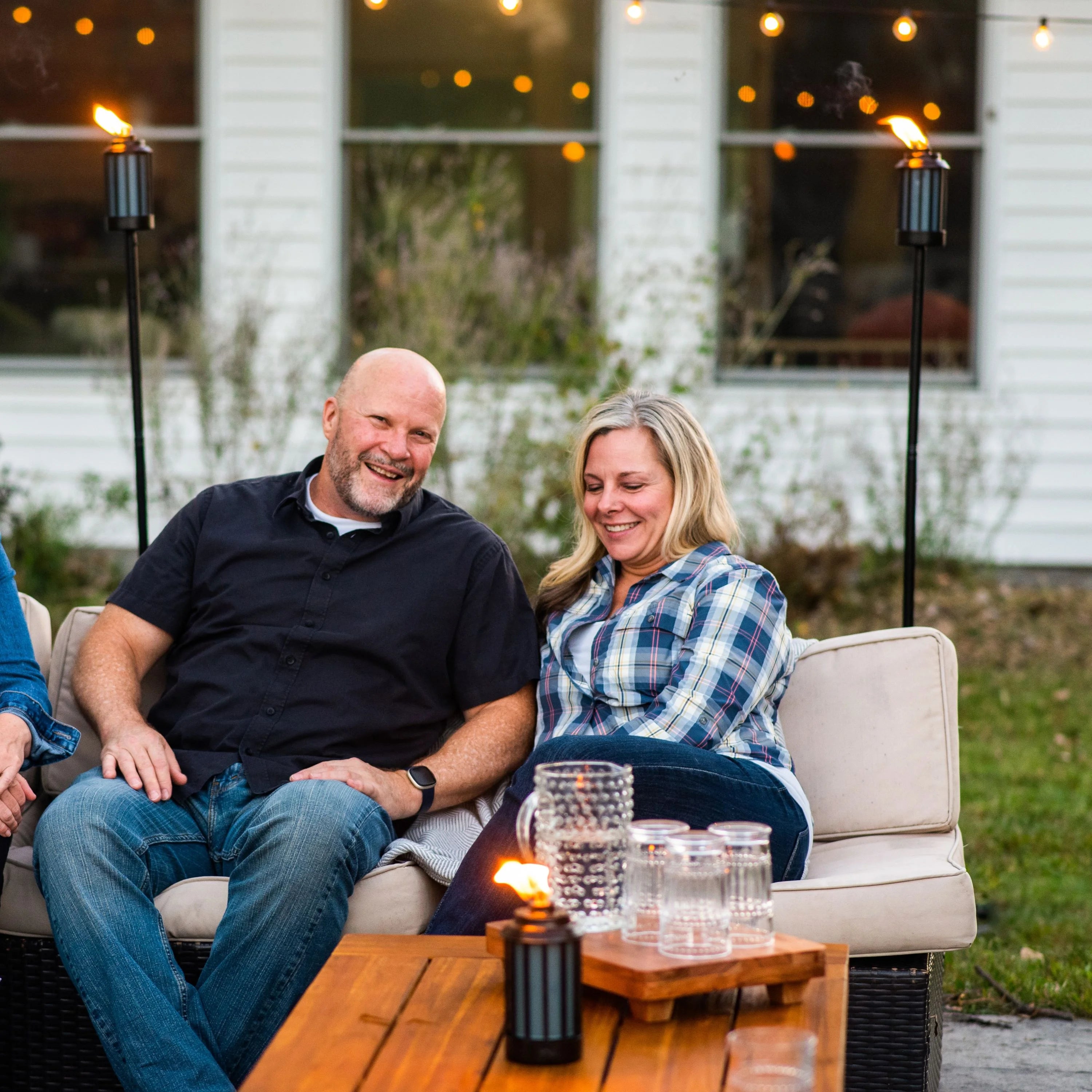 2-Pack 65 inch Metal Tiki Torch A2503