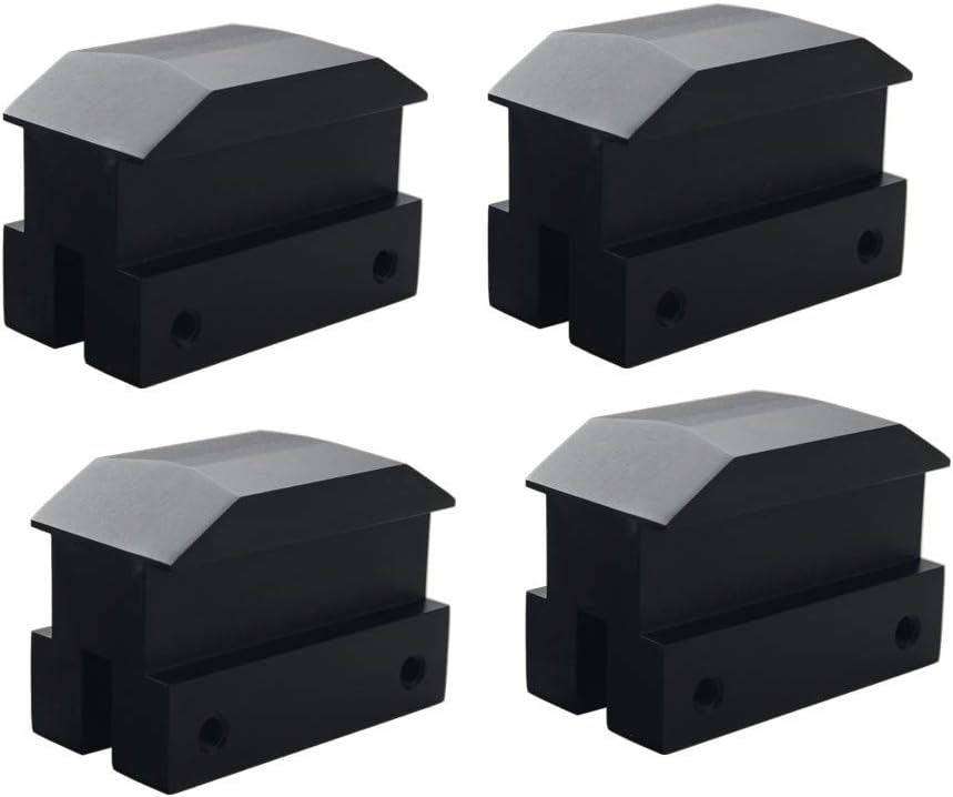Billet Anodized Black Aluminum Jack Pads Pack of 2 A639494