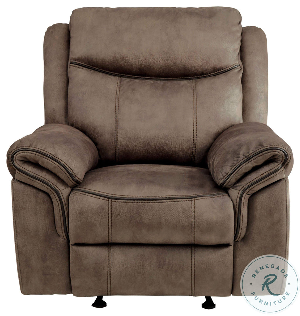 Brown Glider Reclining Chair W7672