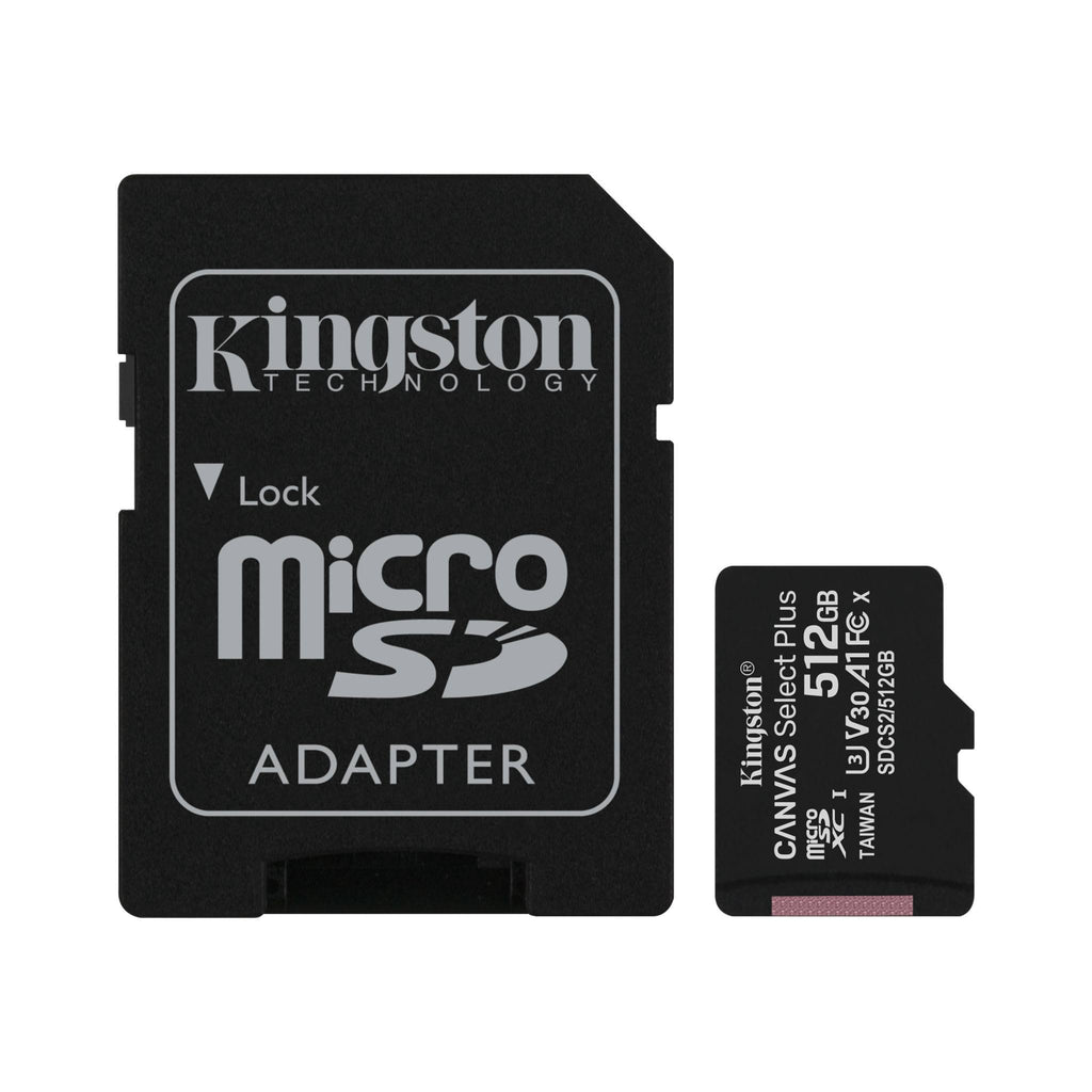512 GB MicroSDXC Memory Card with SD Adapter H6665