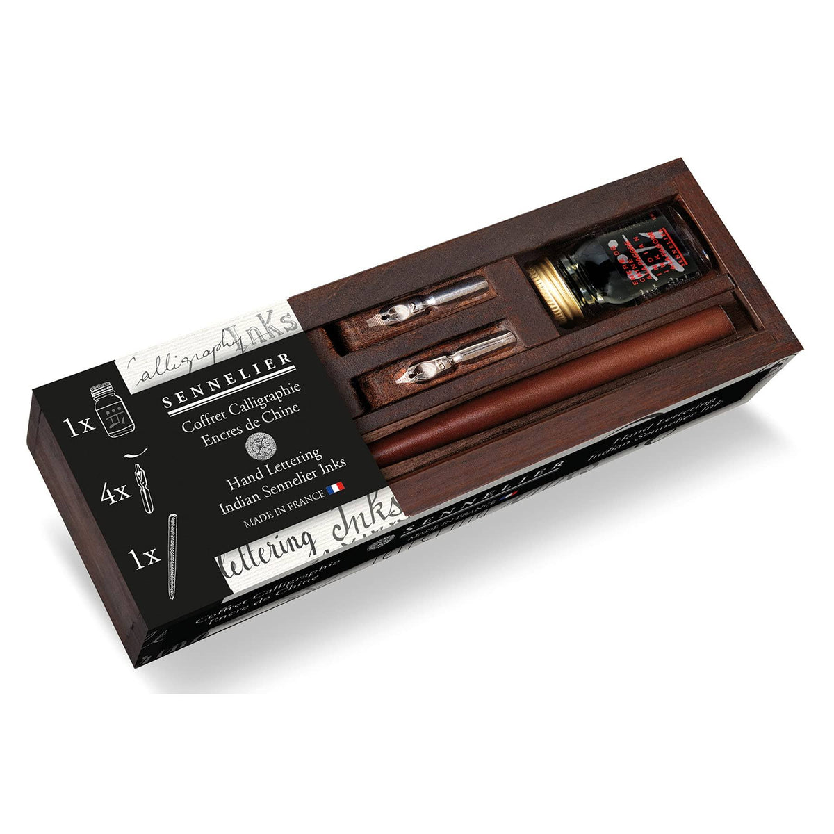 China Calligraphy Wood Indian Ink Set W781