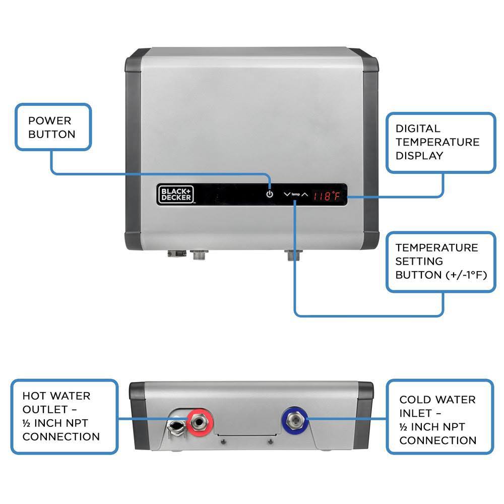 18 KW 3.73 GPM Residential Electric Tankless Water Heater X5663