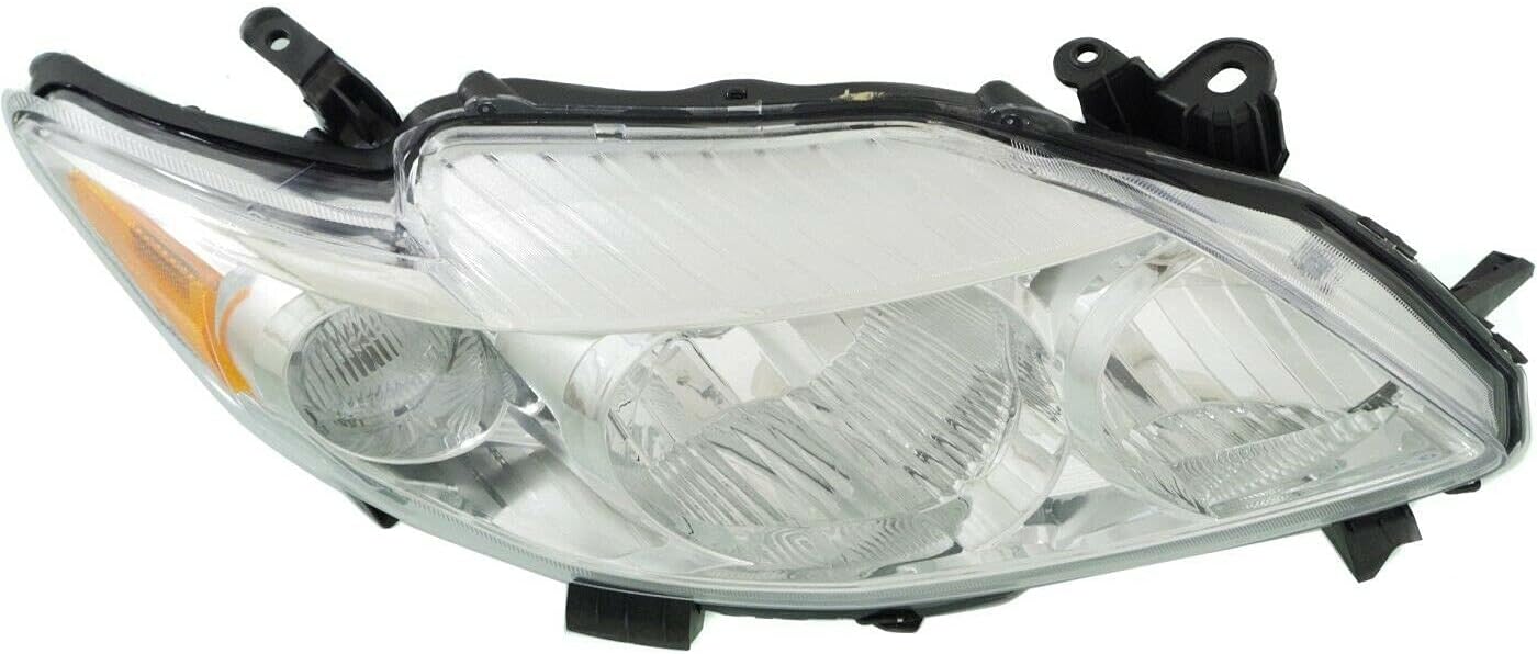 Passenger Side Right Headlight Compatible with 2009-2010 Toyota Corolla Japan Built Model X9679