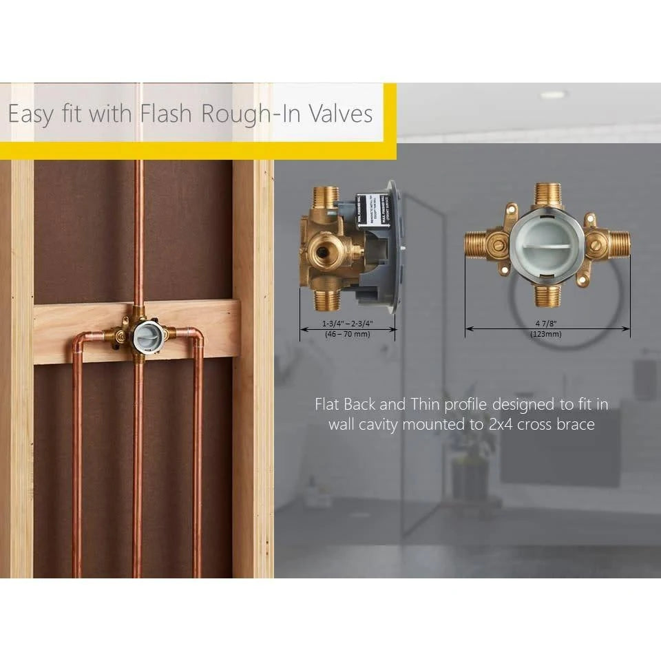 Polished Nickel Tub and Shower Trim Kit with Cartridge W8176