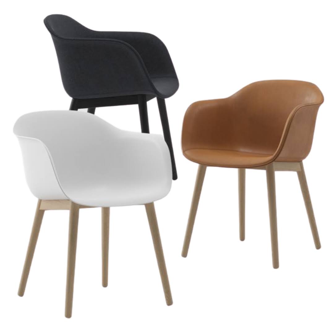Black Fiber Armchair S7940